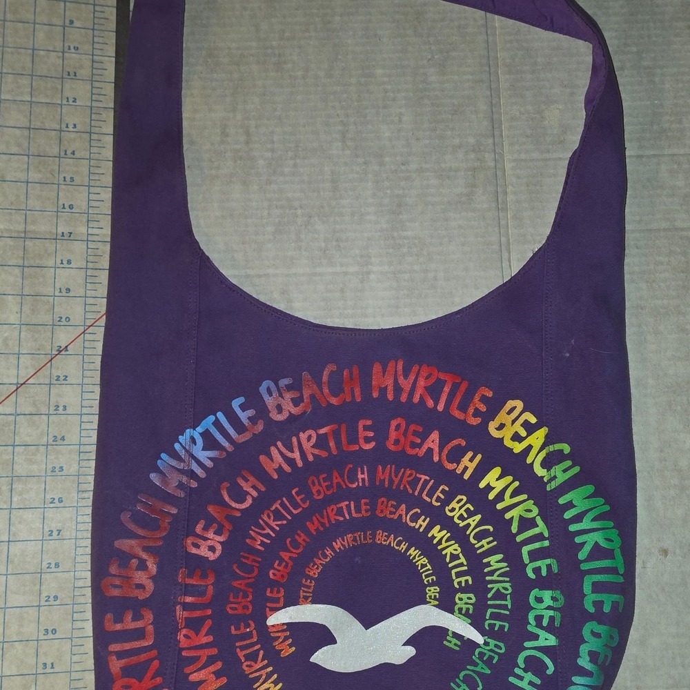 Shantie Accessories Mertle Beach Seagull LARGE 100% Cotton Tote Bag